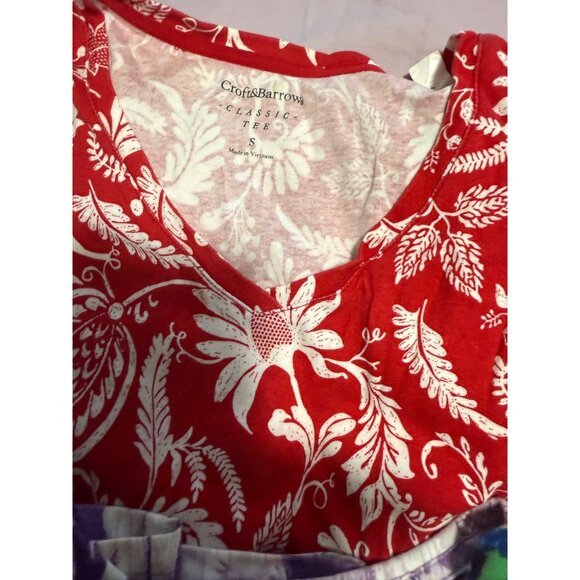 Lot Of 5 Womens Small Short Sleeve Hannah Style & Co Karen Scott Croft Barrow - Picture 6 of 6